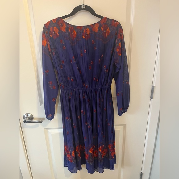 Vintage Hal Ferman Dress Beautiful Poppy Print - Picture 2 of 10